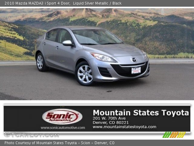 2010 Mazda MAZDA3 i Sport 4 Door in Liquid Silver Metallic