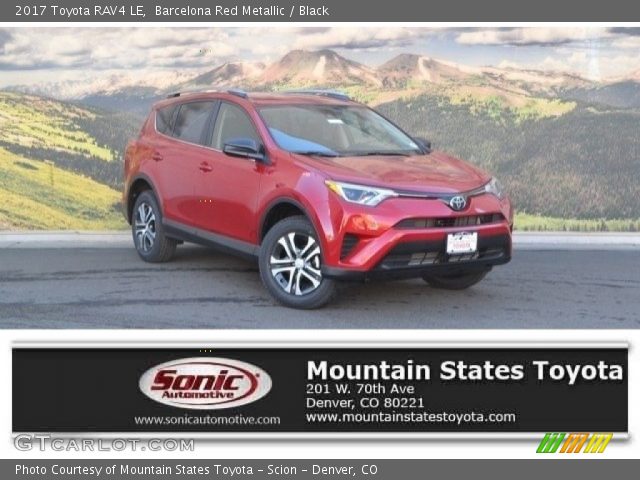 2017 Toyota RAV4 LE in Barcelona Red Metallic