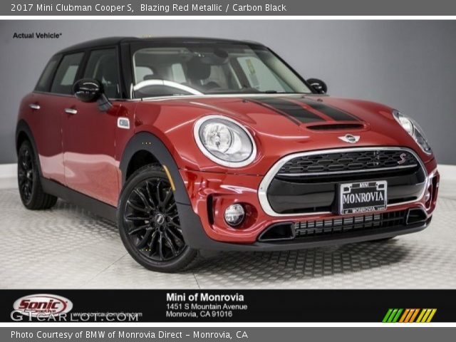 2017 Mini Clubman Cooper S in Blazing Red Metallic