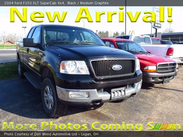 2004 Ford F150 XLT SuperCab 4x4 in Black