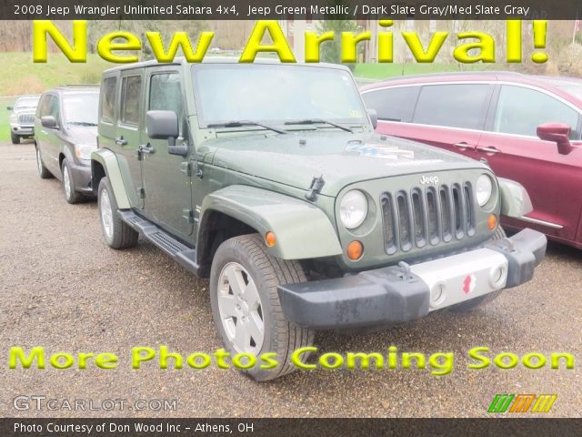 2008 Jeep Wrangler Unlimited Sahara 4x4 in Jeep Green Metallic