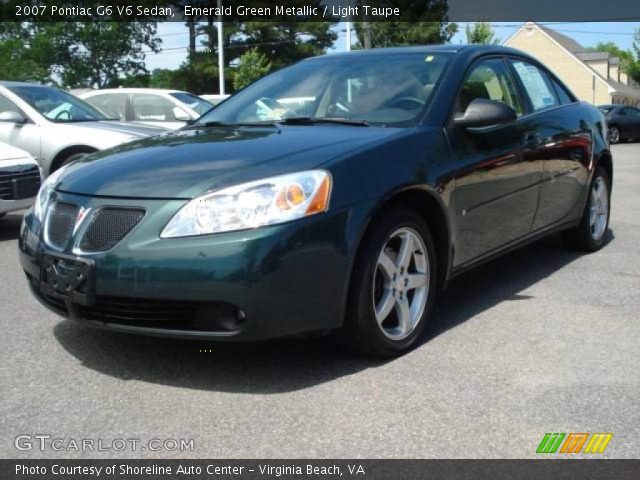 2007 Pontiac G6 V6 Sedan in Emerald Green Metallic