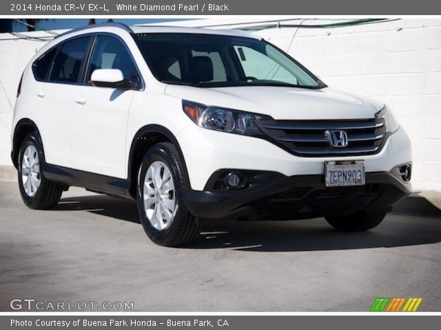 2014 Honda CR-V EX-L in White Diamond Pearl