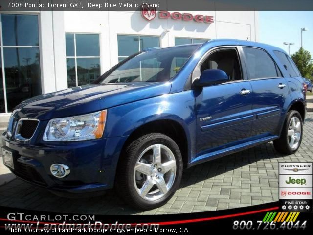 2008 Pontiac Torrent GXP in Deep Blue Metallic