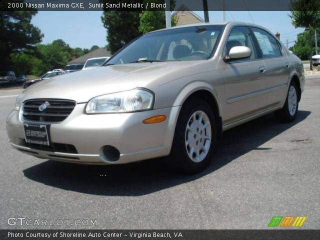 2000 Nissan Maxima GXE in Sunlit Sand Metallic