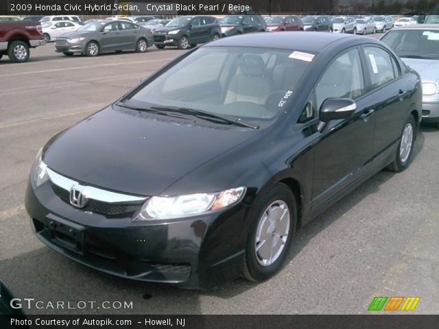 2009 Honda Civic Hybrid Sedan in Crystal Black Pearl