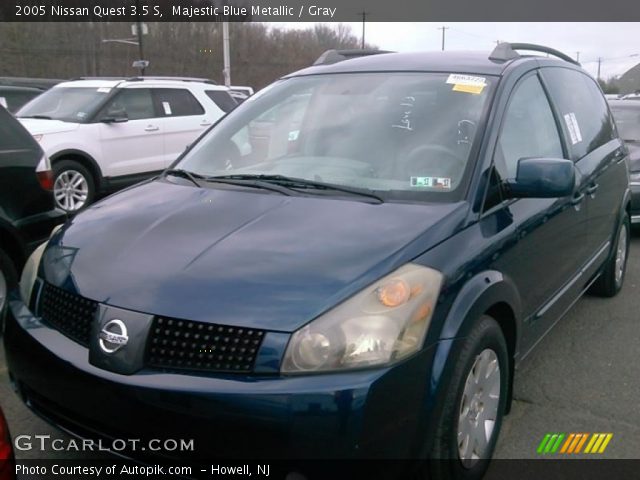 2005 Nissan Quest 3.5 S in Majestic Blue Metallic