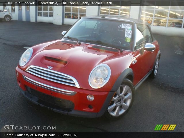 2006 Mini Cooper S Convertible in Chili Red