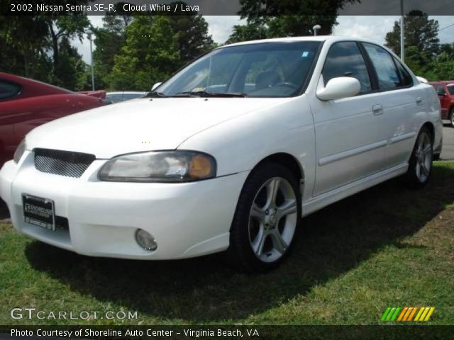 2002 Nissan Sentra SE-R in Cloud White