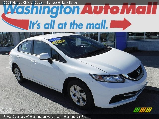 2013 Honda Civic LX Sedan in Taffeta White