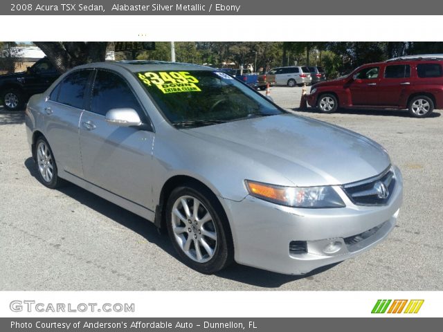 2008 Acura TSX Sedan in Alabaster Silver Metallic