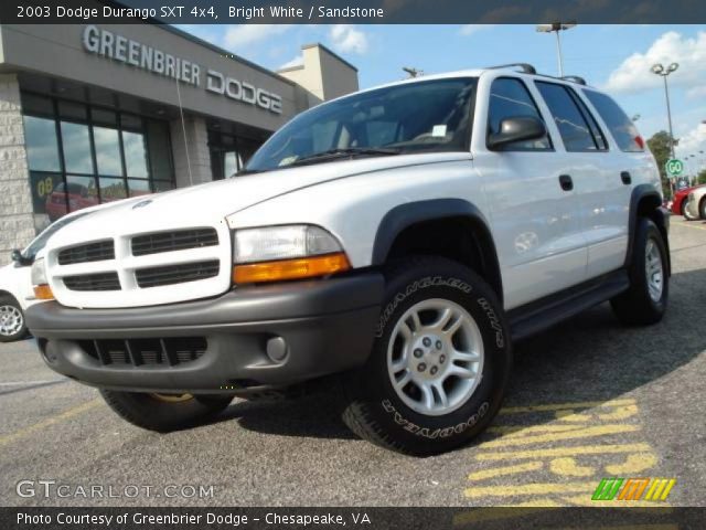 2003 Dodge Durango SXT 4x4 in Bright White