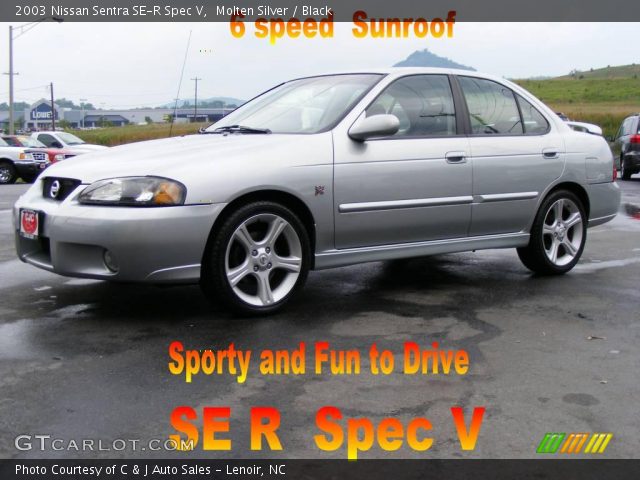 2003 Nissan Sentra SE-R Spec V in Molten Silver
