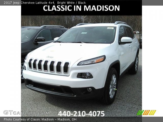 2017 Jeep Cherokee Latitude 4x4 in Bright White