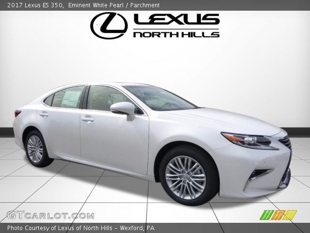 2017 Lexus ES 350 in Eminent White Pearl