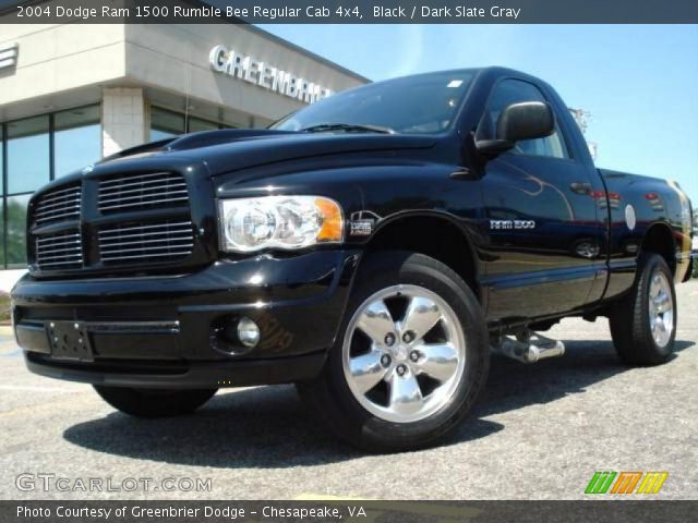 2004 Dodge Ram 1500 Rumble Bee Regular Cab 4x4 in Black