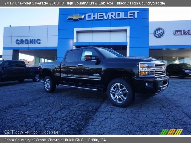 2017 Chevrolet Silverado 2500HD High Country Crew Cab 4x4 in Black