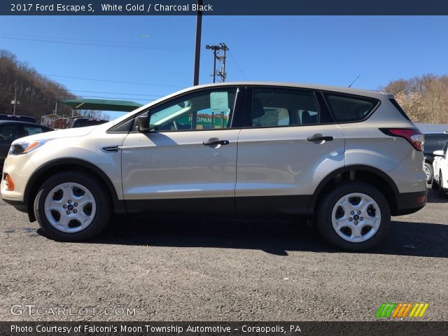 2017 Ford Escape S in White Gold