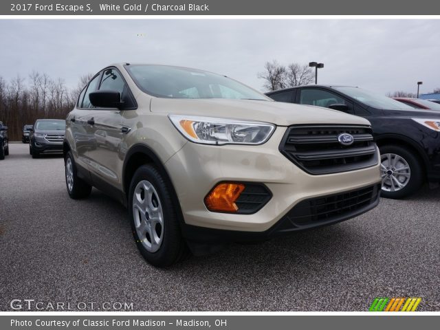 2017 Ford Escape S in White Gold