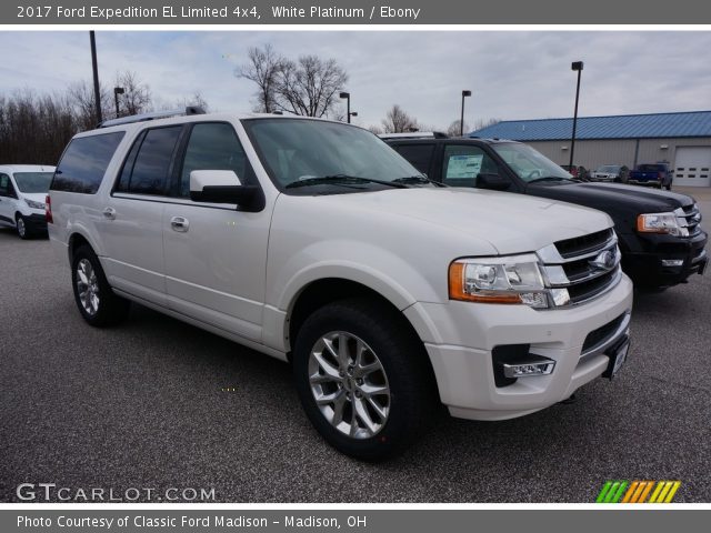 2017 Ford Expedition EL Limited 4x4 in White Platinum