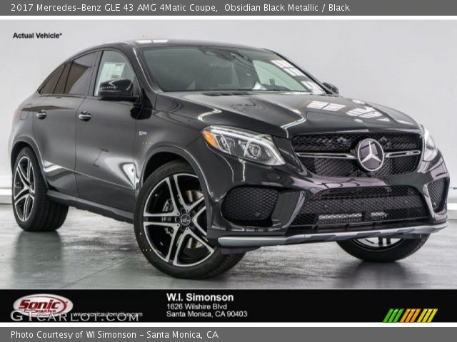 2017 Mercedes-Benz GLE 43 AMG 4Matic Coupe in Obsidian Black Metallic
