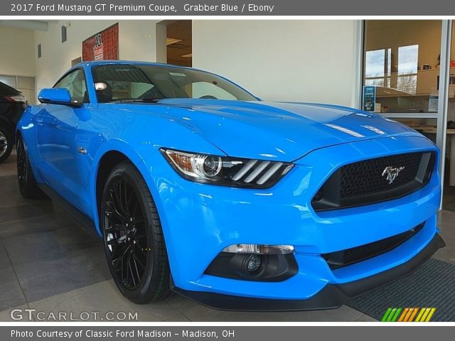 2017 Ford Mustang GT Premium Coupe in Grabber Blue