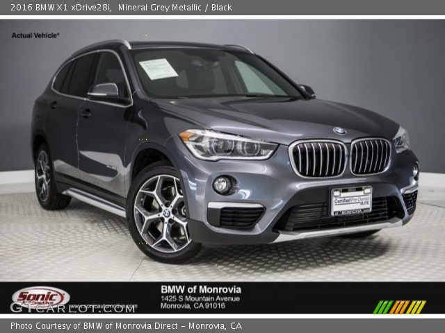 2016 BMW X1 xDrive28i in Mineral Grey Metallic