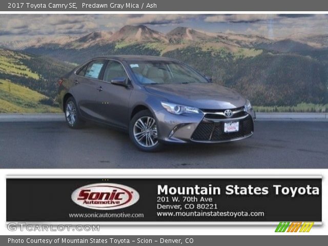 2017 Toyota Camry SE in Predawn Gray Mica