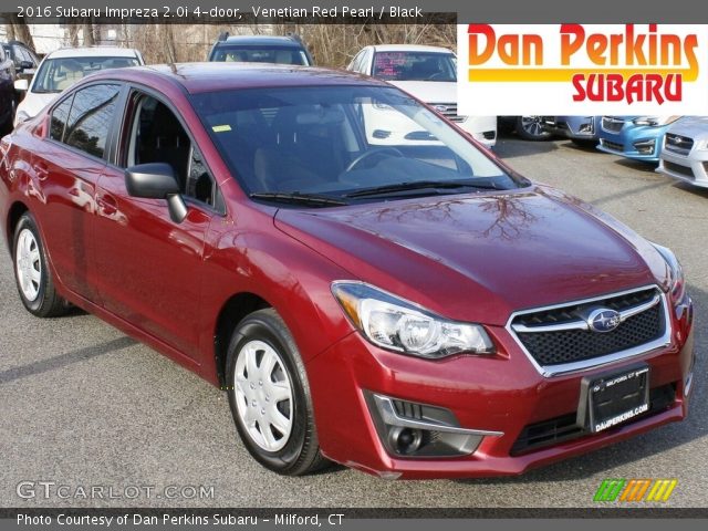 2016 Subaru Impreza 2.0i 4-door in Venetian Red Pearl