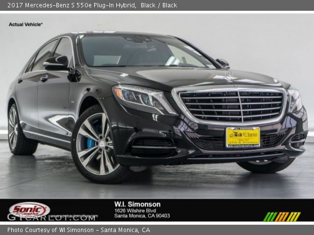 2017 Mercedes-Benz S 550e Plug-In Hybrid in Black