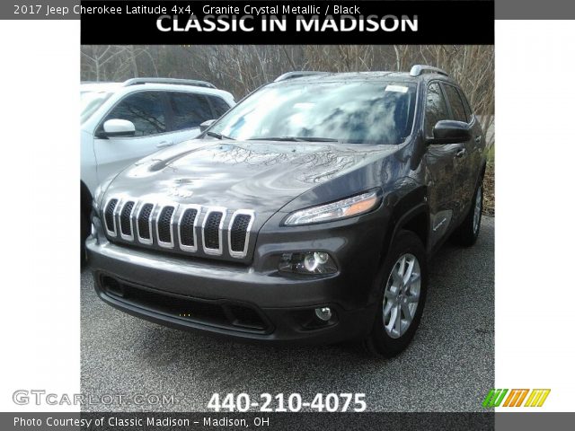 2017 Jeep Cherokee Latitude 4x4 in Granite Crystal Metallic