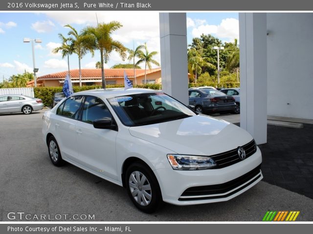 2016 Volkswagen Jetta S in Pure White