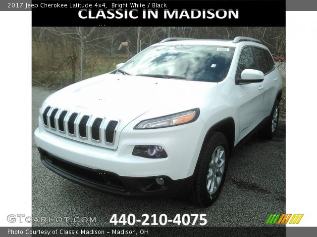2017 Jeep Cherokee Latitude 4x4 in Bright White