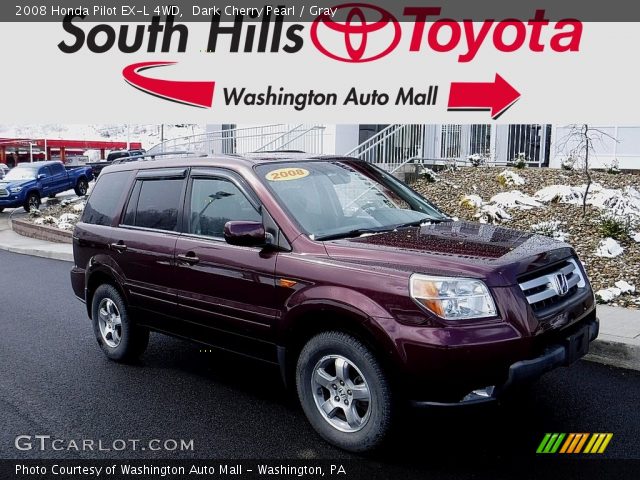 2008 Honda Pilot EX-L 4WD in Dark Cherry Pearl