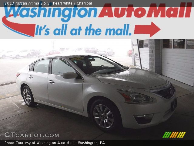 2013 Nissan Altima 2.5 S in Pearl White