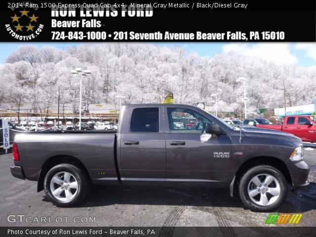 2014 Ram 1500 Express Quad Cab 4x4 in Mineral Gray Metallic