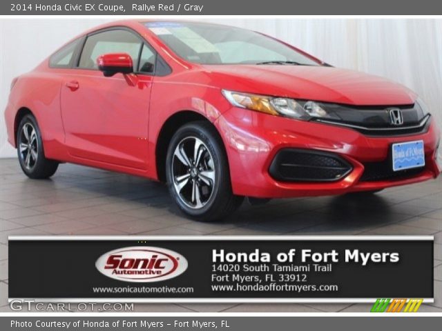 2014 Honda Civic EX Coupe in Rallye Red