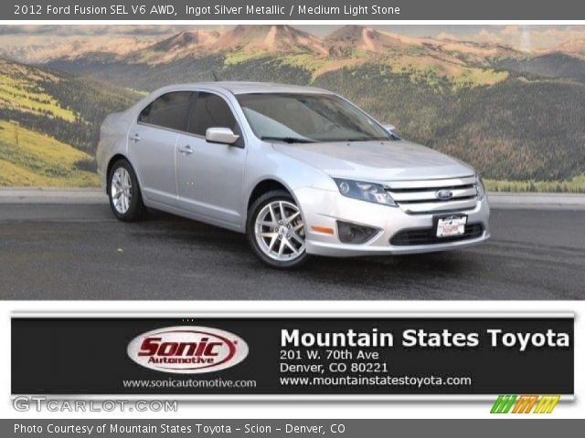 2012 Ford Fusion SEL V6 AWD in Ingot Silver Metallic
