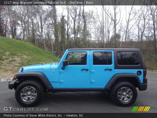 2017 Jeep Wrangler Unlimited Rubicon 4x4 in Chief Blue