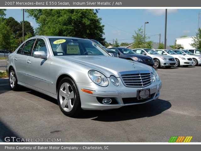 2007 Mercedes-Benz E 550 Sedan in Iridium Silver Metallic