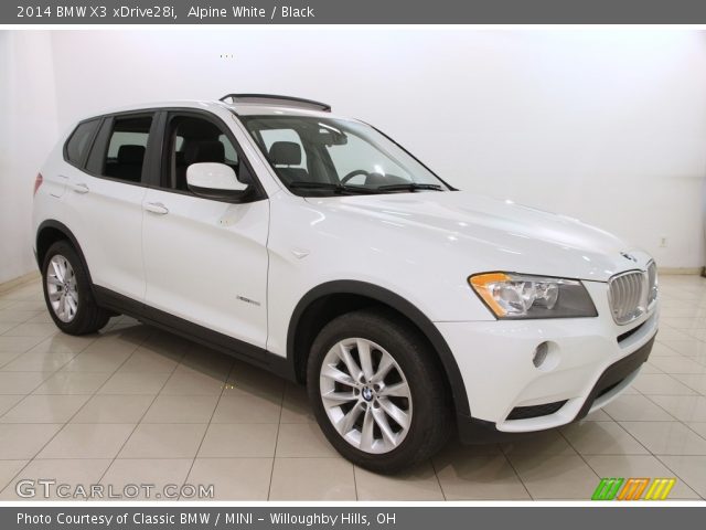 2014 BMW X3 xDrive28i in Alpine White