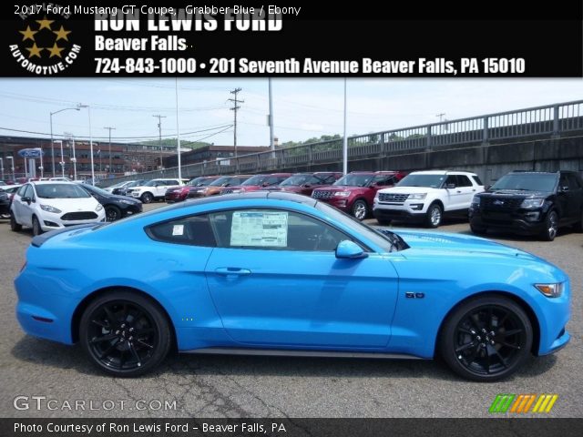 2017 Ford Mustang GT Coupe in Grabber Blue