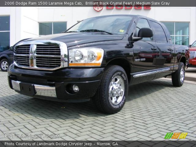 2006 Dodge Ram 1500 Laramie Mega Cab in Brilliant Black Crystal Pearl