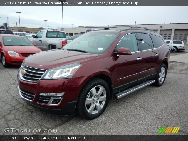 2017 Chevrolet Traverse Premier AWD in Siren Red Tintcoat
