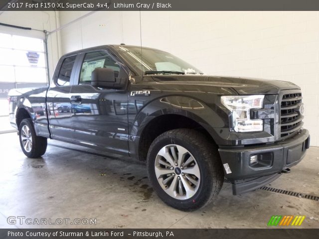 2017 Ford F150 XL SuperCab 4x4 in Lithium Gray