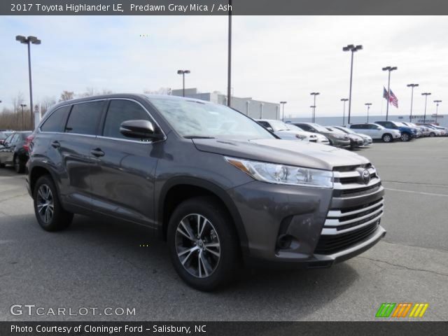 2017 Toyota Highlander LE in Predawn Gray Mica