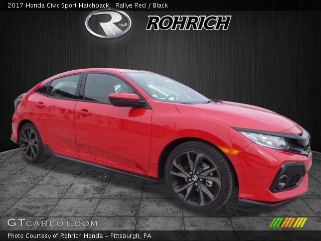 2017 Honda Civic Sport Hatchback in Rallye Red