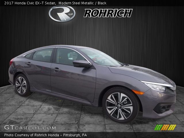 2017 Honda Civic EX-T Sedan in Modern Steel Metallic