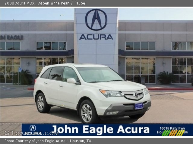 2008 Acura MDX  in Aspen White Pearl
