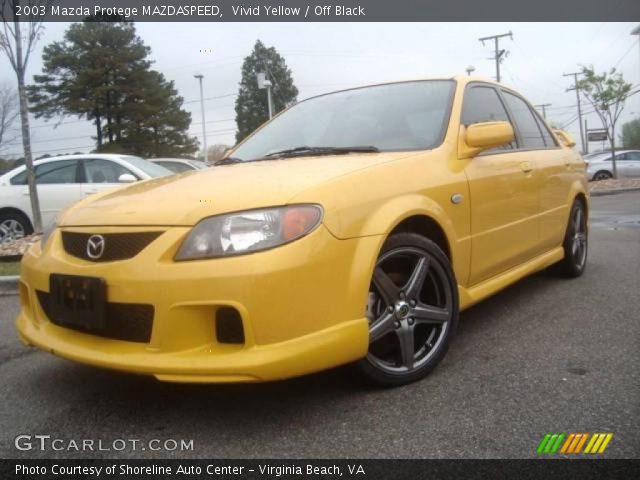 2003 Mazda Protege MAZDASPEED in Vivid Yellow